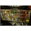 Image 1 : DISPLAY W/9 COLLECTIBLE COMICS - EIGHT