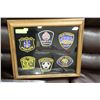 Image 1 : FRAMED POLICE SHOULDER FLASHERS COLLECTIONS