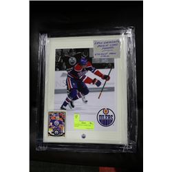 LEON DRAISAITL ROOKIE CARD FRAMED