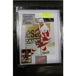NICK LIDSTROM GUARANTEED AUTHENTIC AUTOGRAPH