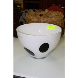 LARGE POLISH CRYSTAL BOWL