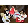 Image 1 : ESTATE 7 PC PORCELAIN DOLL COLLECTION