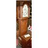 Image 1 : ESTATE ANTIQUE OAK CARVED GRANDFATHER CLOCK