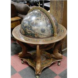 ESTATE LARGE WORLD GLOBE BAR