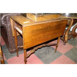 ESTATE WOOD DOUBLE DROP LEAF TABLE
