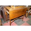 Image 1 : ESTATE WOOD DOUBLE DROP LEAF TABLE
