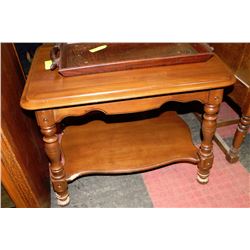 ESTATE WOOD END TABLE