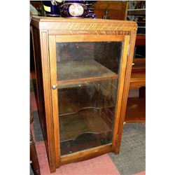 ESTATE TIGER OAK GLASS DOOR CABINET
