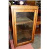 Image 1 : ESTATE TIGER OAK GLASS DOOR CABINET