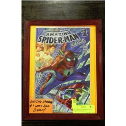 THE AMAZING SPIDERMAN NO. 1 COMIC BOOK DISPLAY