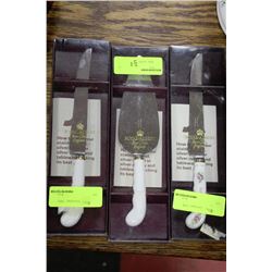 ESTATE 3 PC ROYAL ALBERT BONE CHINA KNIVES AND