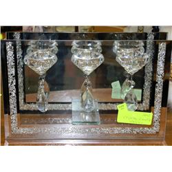 GLASS CANDLE HOLDER