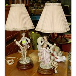 PAIR OF ESTATE FIGURINE LAMPS