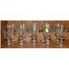Image 1 : ESTATE 10 PC CRYSTAL GLASS SET