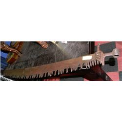 ANTIQUE METAL SAW BLADE
