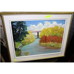 ESTATE OIL ON CANVAS BY ART ARMOIRE