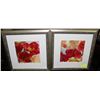 Image 1 : PAIR OF SHOWHOME FLORAL FRAMED PICTURES