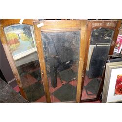 3 ESTATE ASSORTED MIRRORED CABINET DOORS