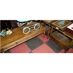 ESTATE WOOD 3 PC COFFEE TABLE SET