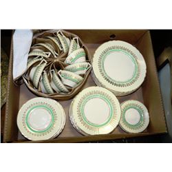 ANTIQUE MYOTT STAFFORDSHIRE 60PIECE DINNERWARE SET