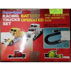 SUPER-SPEED BATTERY OPERATED RACING TRUCK SET