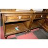 Image 1 : PAIR OF ESTATE WOOD END TABLES