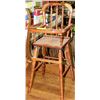 Image 1 : ESTATE WOOD DOLL HIGHCHAIR
