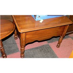 ESTATE WOOD COFFEE TABLE WITH END TABLE