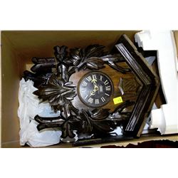 WOOD CARVED TEZUKA CLOCK LTD CUCKOO CLOCK
