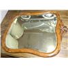 Image 1 : ESTATE VINTAGE OAK FRAMED MIRROR