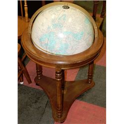 VINTAGE FLOOR STANDING GLOBE WITH USSR