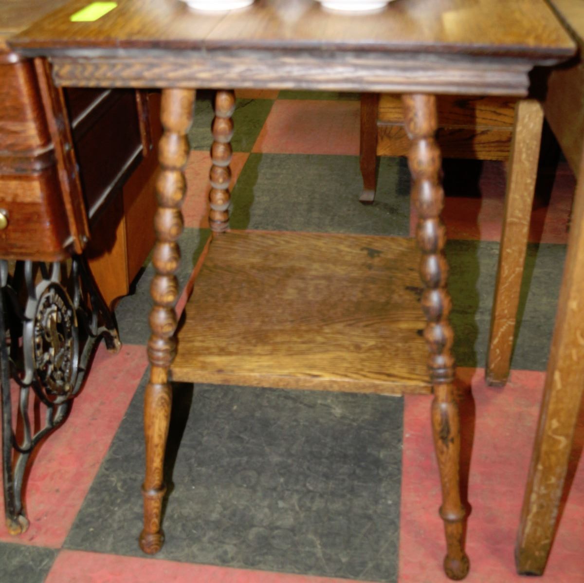 ESTATE TIGER OAK END TABLE