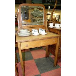 ESTATE WOOD VANITY WITH MIRROR