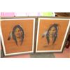 Image 1 : 70'S NATIVE ART FRAMED CHRIS TOFFERSEY PICTURE X2