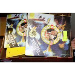 FLAT OF 5 NEW BINDERS