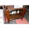 830  WOODEN MAGAZINE SIDE TABLE