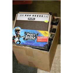 BOX OF 4 PAPER JAMS REAL WORKING SPEAKERS
