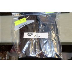 PK OF 2 LADIES LEATHER GLOVES AS THEY COME