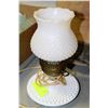 Image 1 : VINTAGE HOBNAIL MILKGLASS LAMP