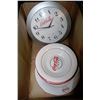 Image 1 : BOX OF COCA COLA PLATES AND CLOCK
