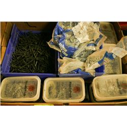 LARGE BOX OF ASSORTMENT OF NAILS/SCREWS