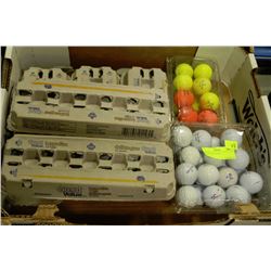 BOX OF GOLF BALLS