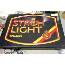 STROH BEER ELECTRIC BAR LIGHT