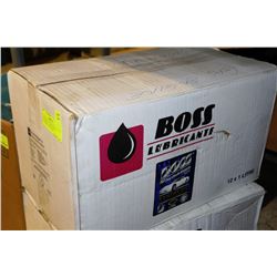 BOX WITH 12-1L BOTTLES OF SYNTHETIC MOTOR OIL