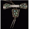 Image 1 : Old Pawn Navajo Turquoise Bolo & Watchband