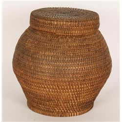 Apache Olla Lidded Basket