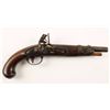 Image 1 : S. North U.S. Model 1816 Flintlock Pistol