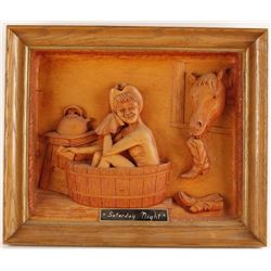 "Saturday Night" Woodcarving