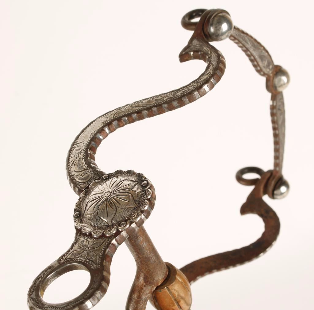 Antiqued Silver Inlaid Fleming Bit