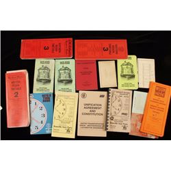 Group of Railroad Time Tables & Booklets